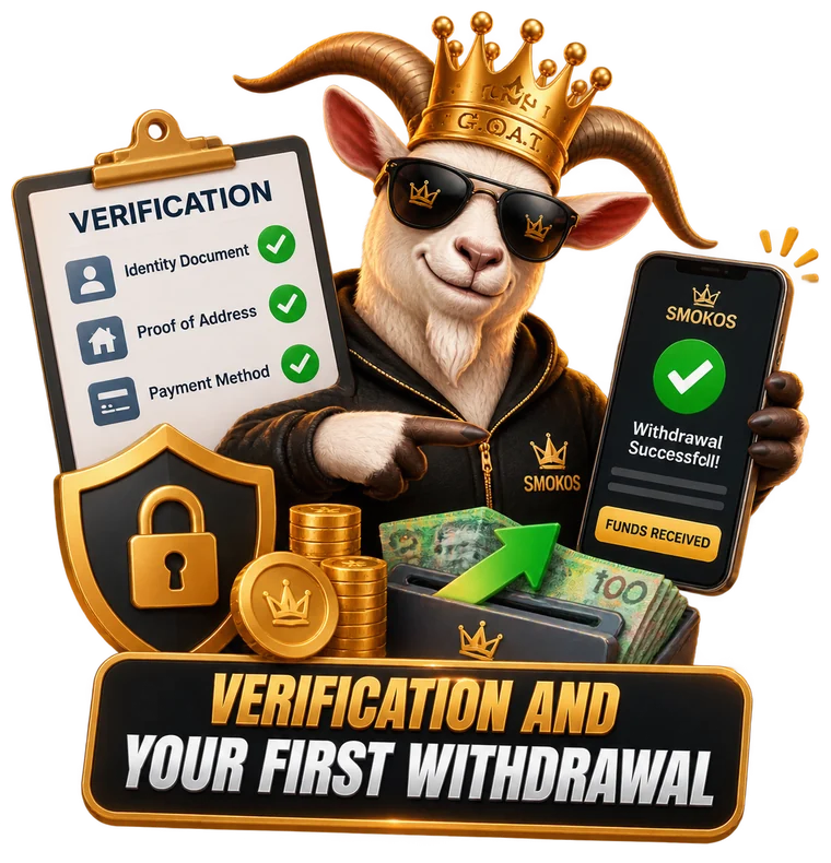 Verification and your first withdrawal