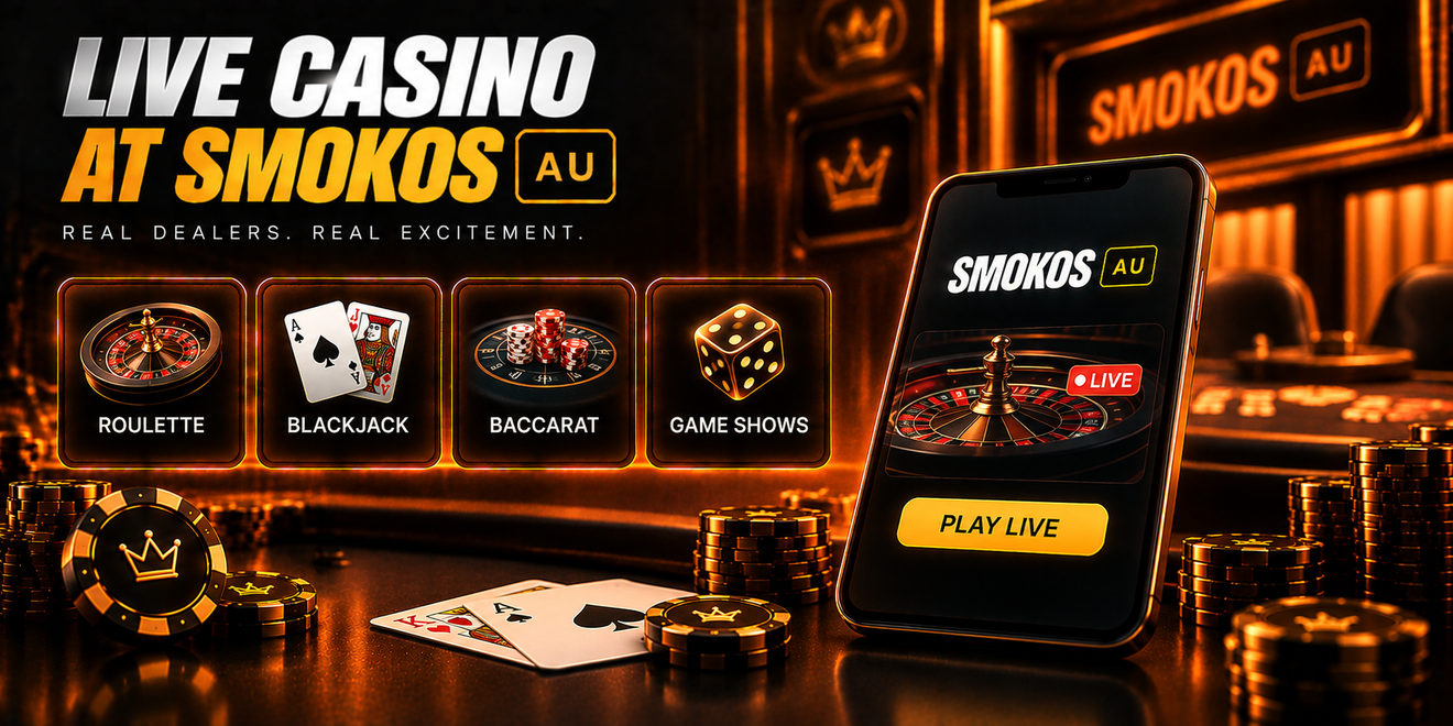 Live casino at Smokos AU