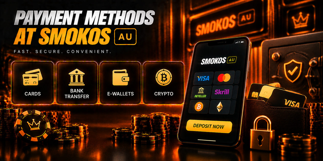 Payment methods at Smokos AU