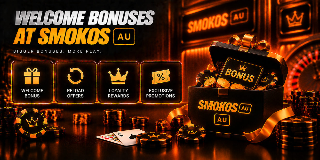 Welcome bonuses at Smokos AU